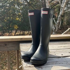 Hunter Boots, Tall Size 8